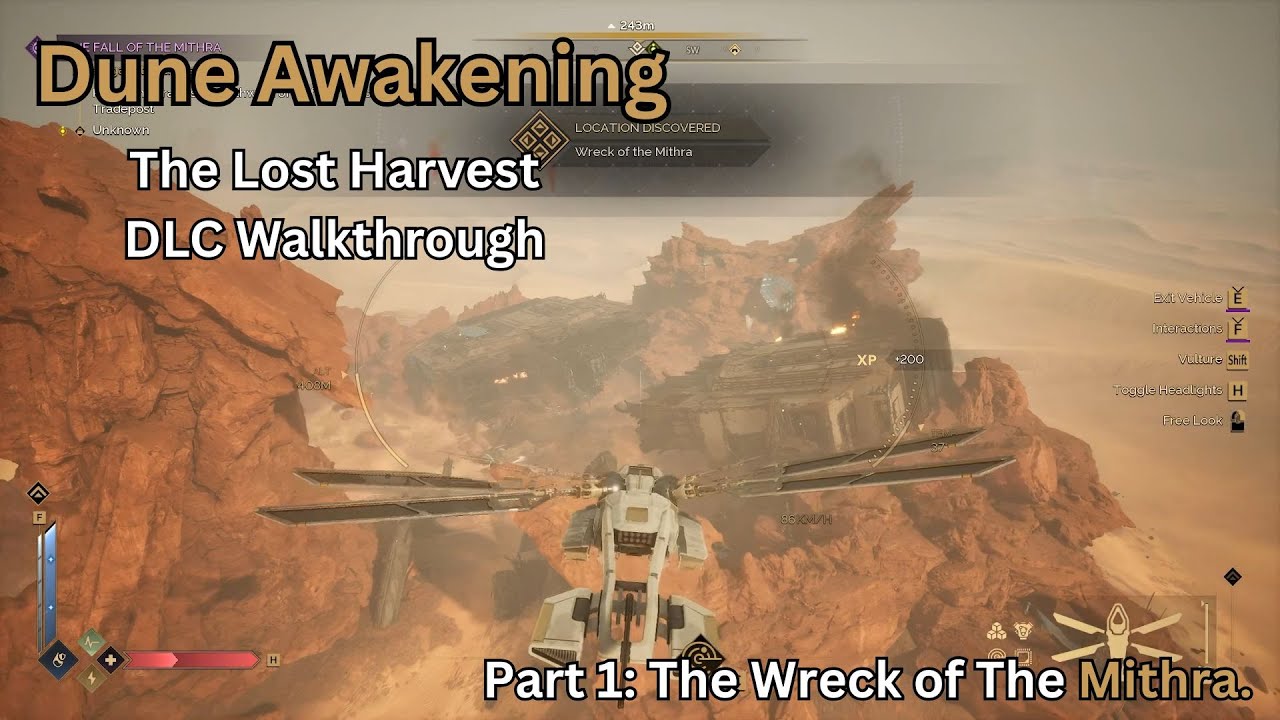 Dune Awakening: the Lost Harvest Contract Walkthrough, Part 1 - The Mithra