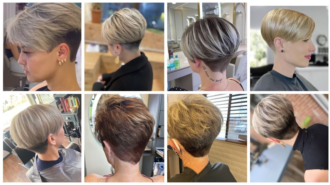 Woman Gorgeouse Short Haircut|Short Bob and pixie Haircut|Short Undercut Haircut 2025!