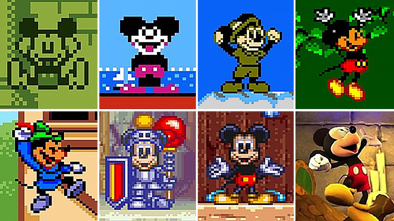 Evolution Of Mickey Mouse Victory Animations & Stage Clear (1987 - 2013)