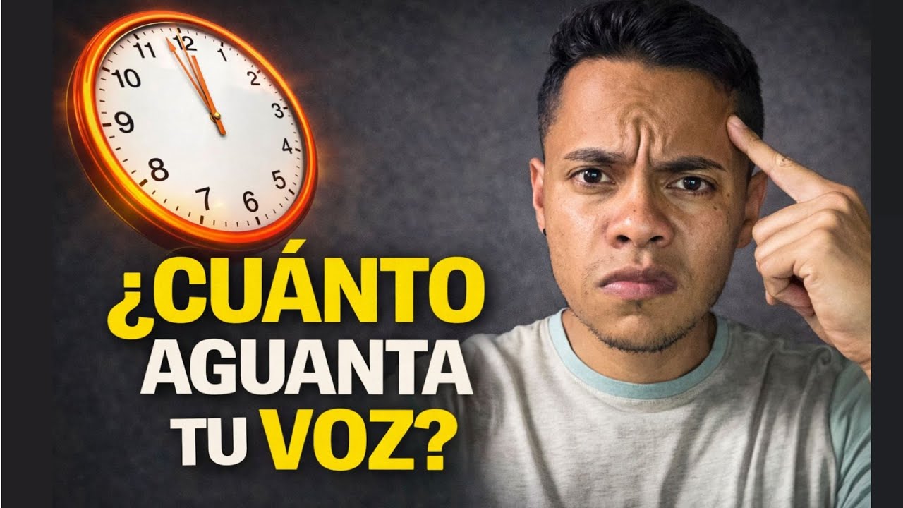 💪Como ENTRENAR tu VOZ para aguantar PRESENTACIONES LARGAS (Sin lastimarte)