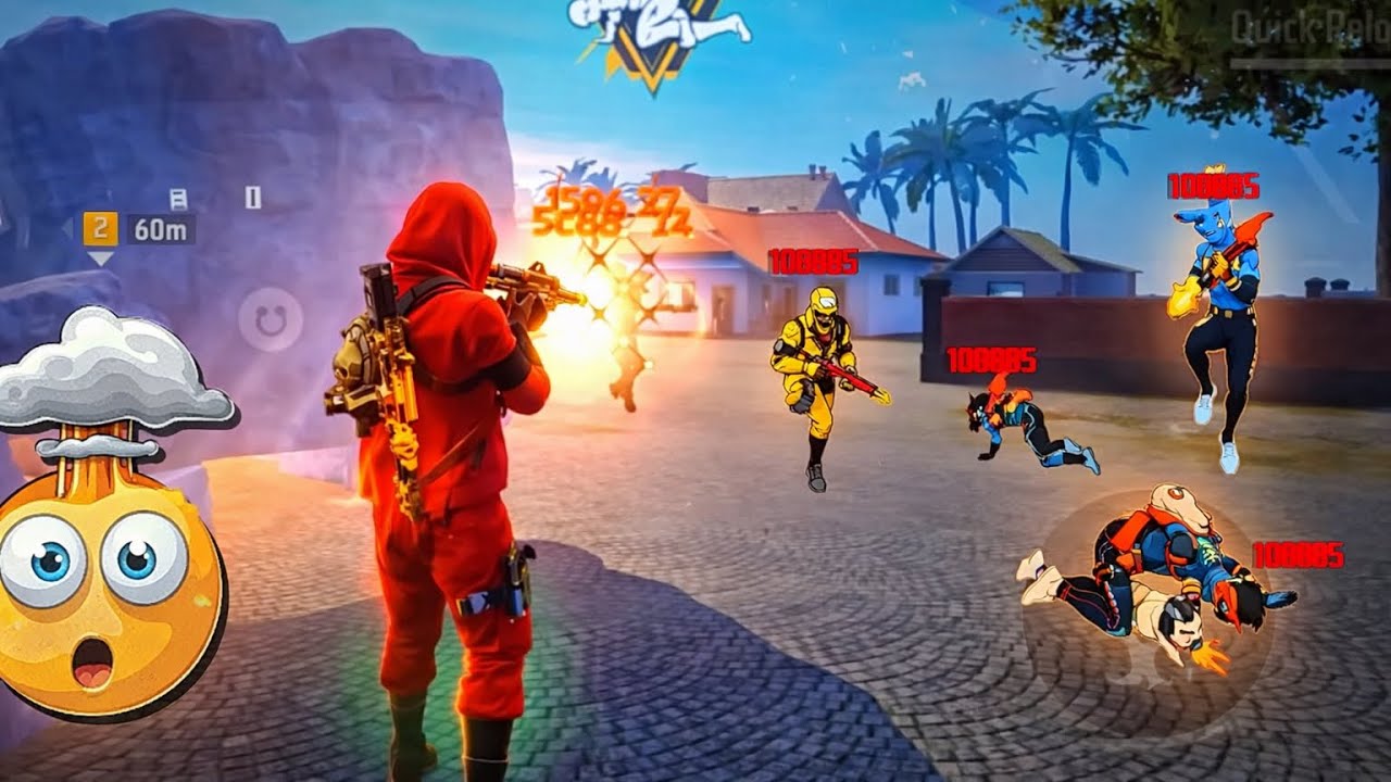The Red Criminal On Duty Free Fire || Free Fire Ranked Gamepaly || Sk Gaming