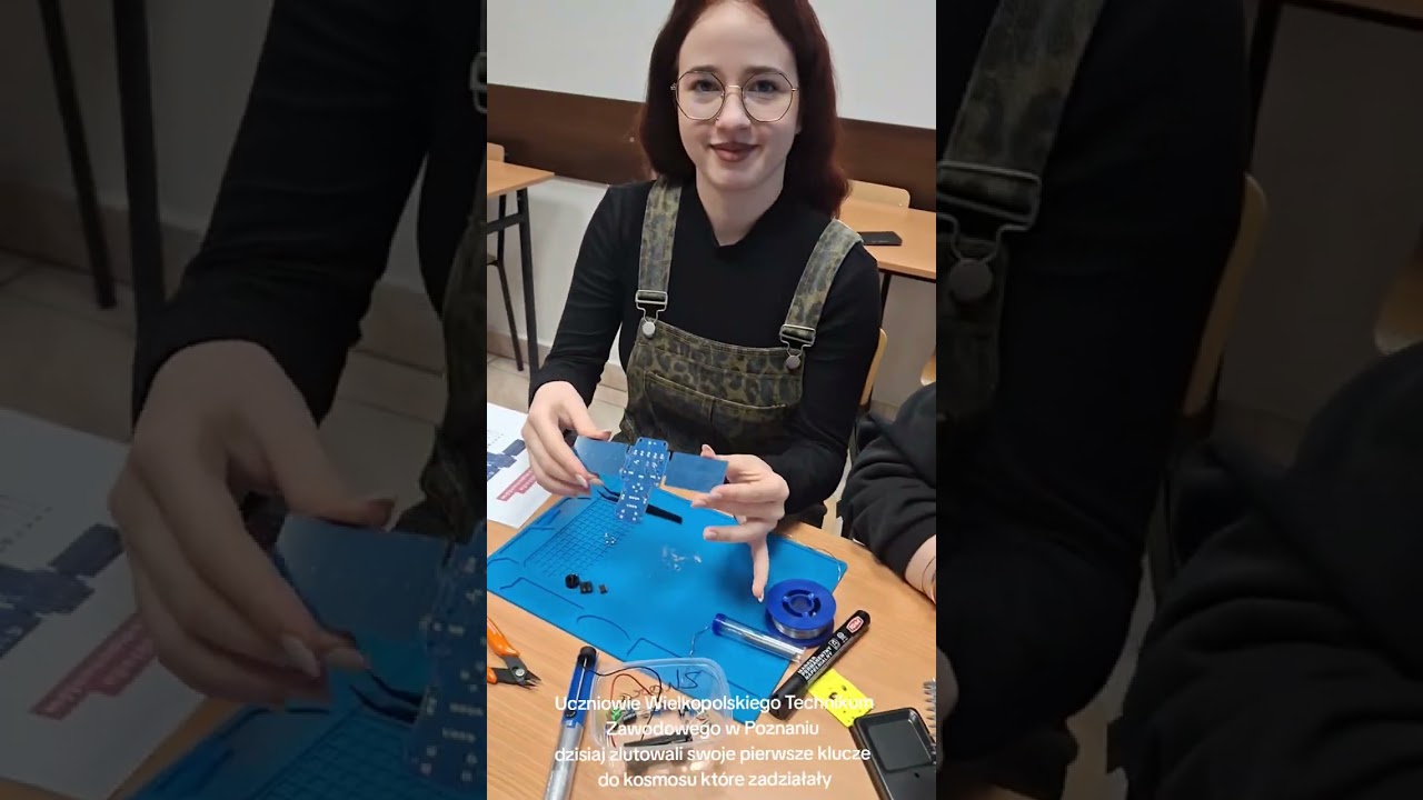 Wielkopolskie Technikum Zawodowe w Poznaniu - lutujemy klucze do kosmosu 06.02.2026.