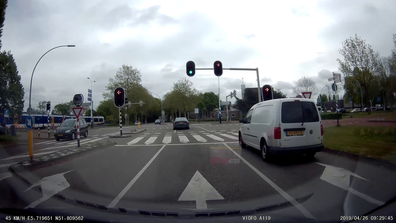 Dashcam: van Batenburg naar Wijchen en weer terug - 24 april 2019
