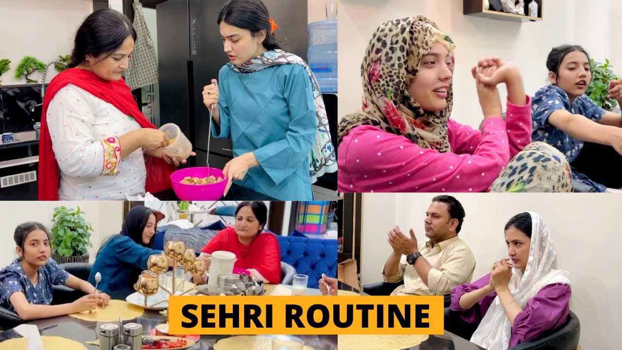1st Ramadan 😇 | Mama ki special sehri 🤤 | Giveaway Announcement 📣 🤩