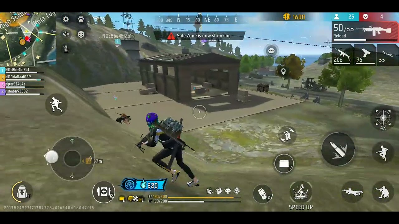 FF battle royale 🔥🔥 gameplay with random friends ❤️😊 headshot aug 1 