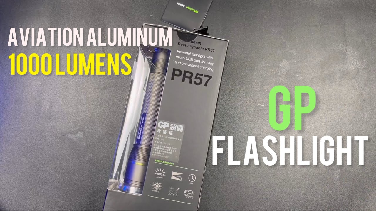 Max 1000 lumens GP Design flashlights PR57