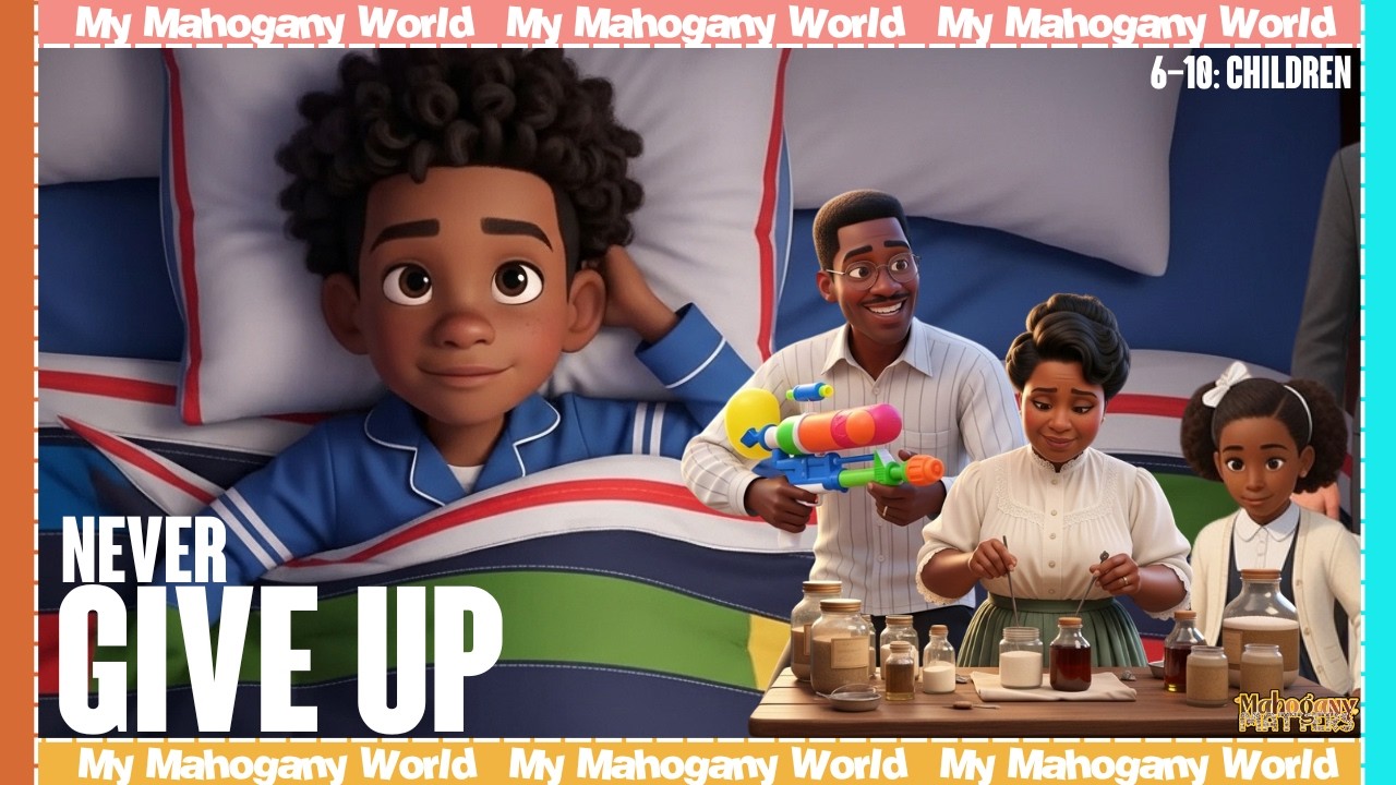 Never Give up! | Celebrate Black History Month Video for Kids | Mahogany Matters