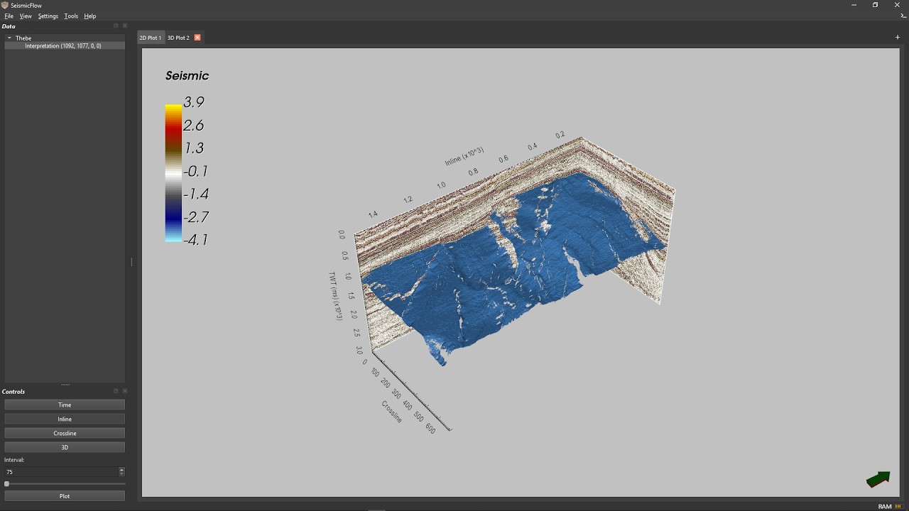 Automatic Interpretation and Mapping in SeismicFlow | Thebe Dataset, Northern Carnarvon Basin