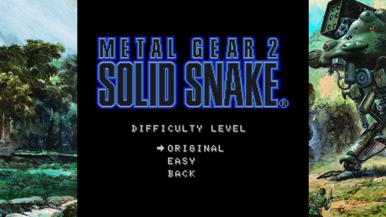 Metal Gear 2: Solid Snake (Original Difficulty, Full Playthrough, MSX,  Master Collection)