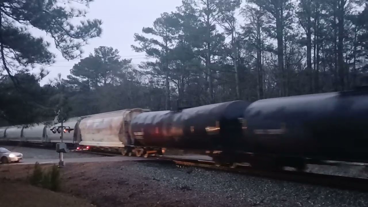 NS trains in Pell City AL 1/24&25/26