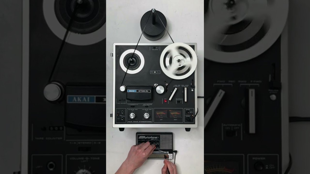 Cosmic Signal / Stylophone genX-1, Juno 6 1/4" tape loop 