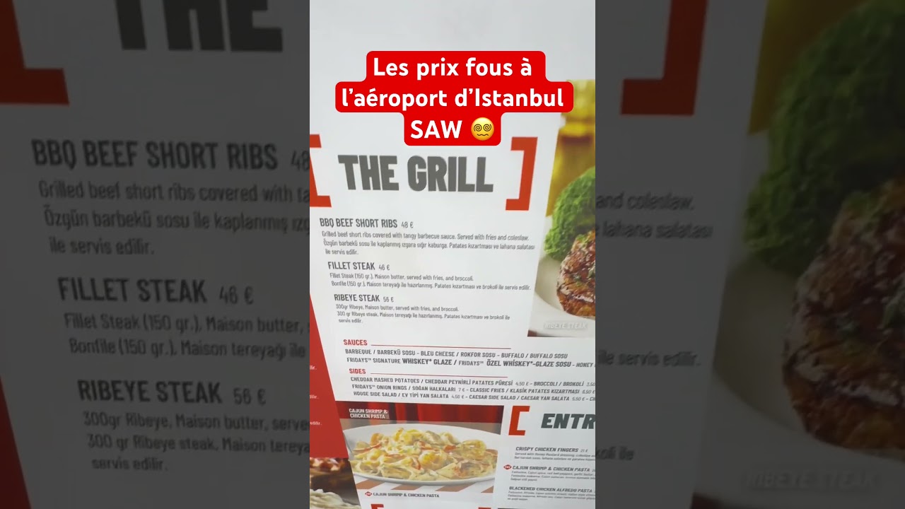 Les prix fous à l’aéroport d’Istanbul 