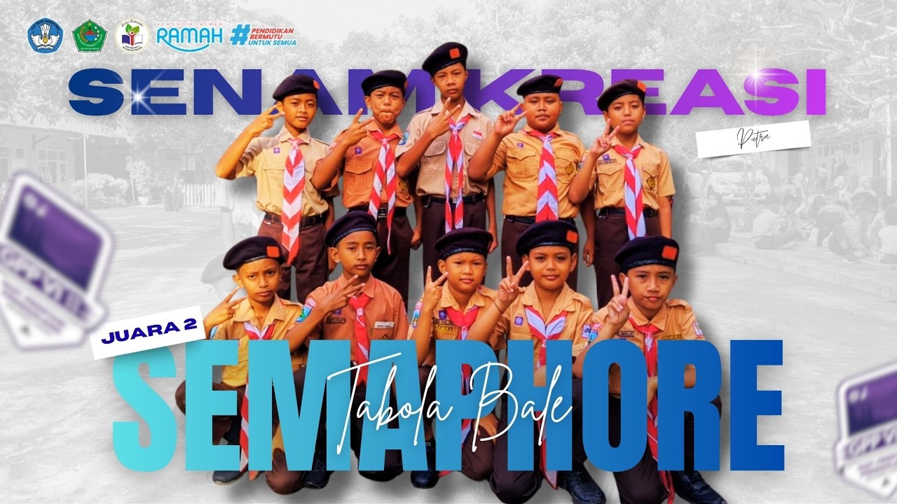 JUARA 2 SENAM KREASI SEMAPHORE PUTRA GPP 2026🥈
