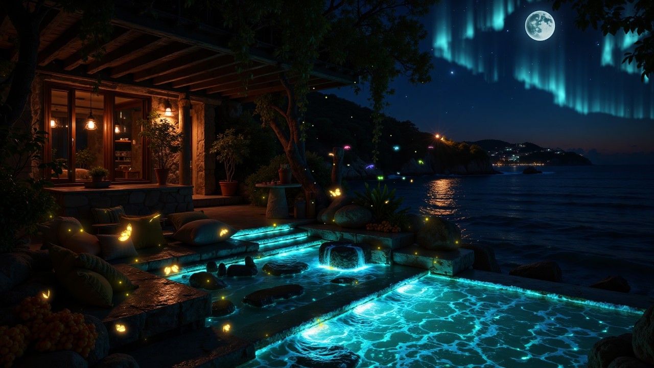 Deep Sleep By The Ocean • Release Stress & Negative Thought • Relaxing Music
