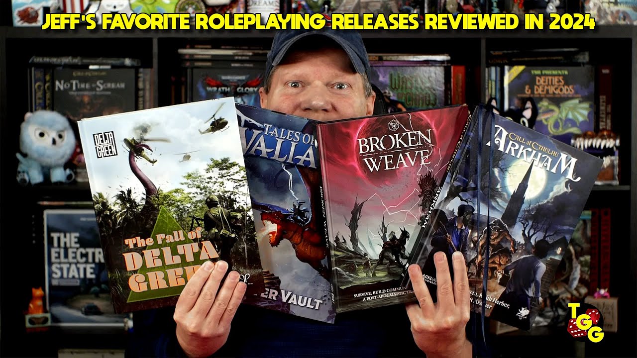 Jeff's Favorite Roleplaying Games Reviewed on The Gaming Gang in 2024