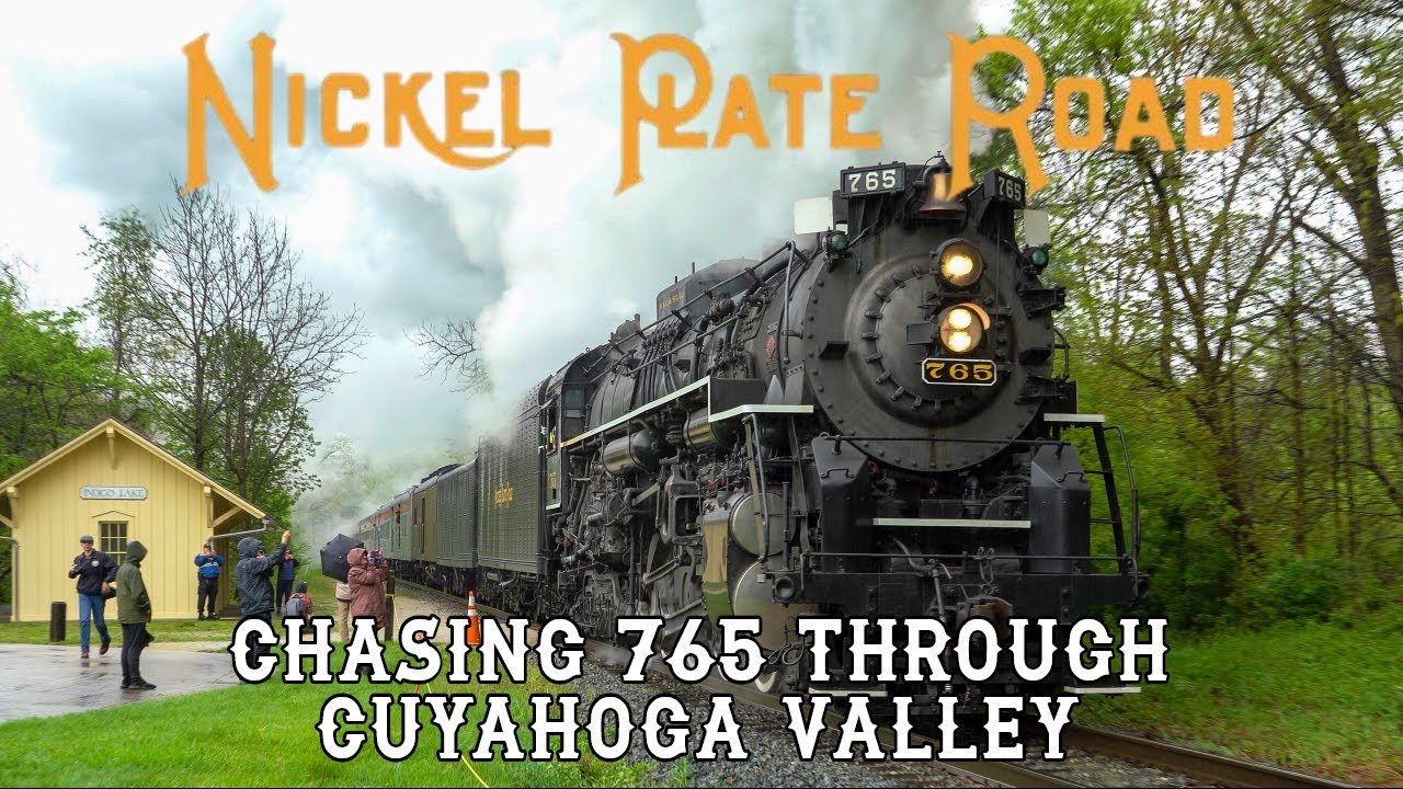Chasing Nickel Plate Road No. 765 Through the Cuyahoga. Steam in the Valley 2025 4K