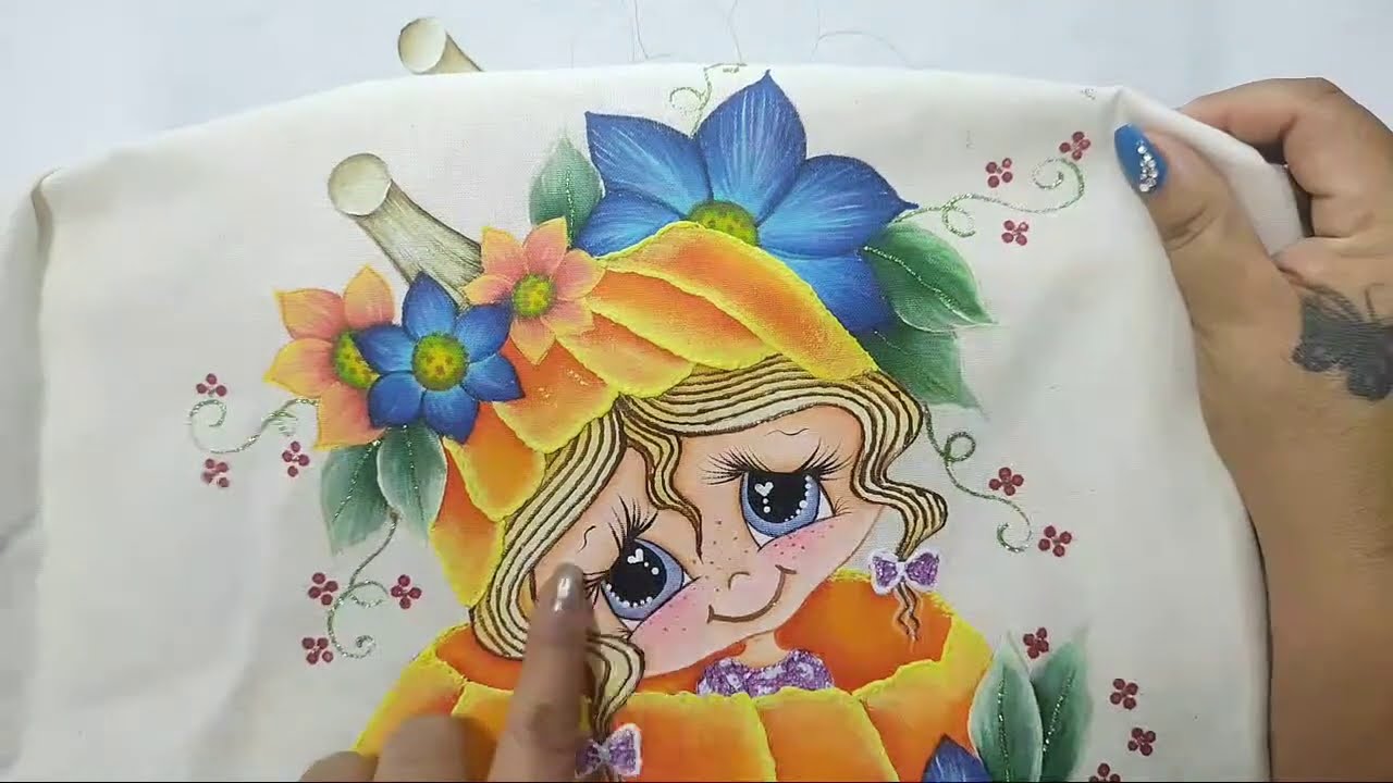 Niña Calabacita # 1 Pintura En Tela