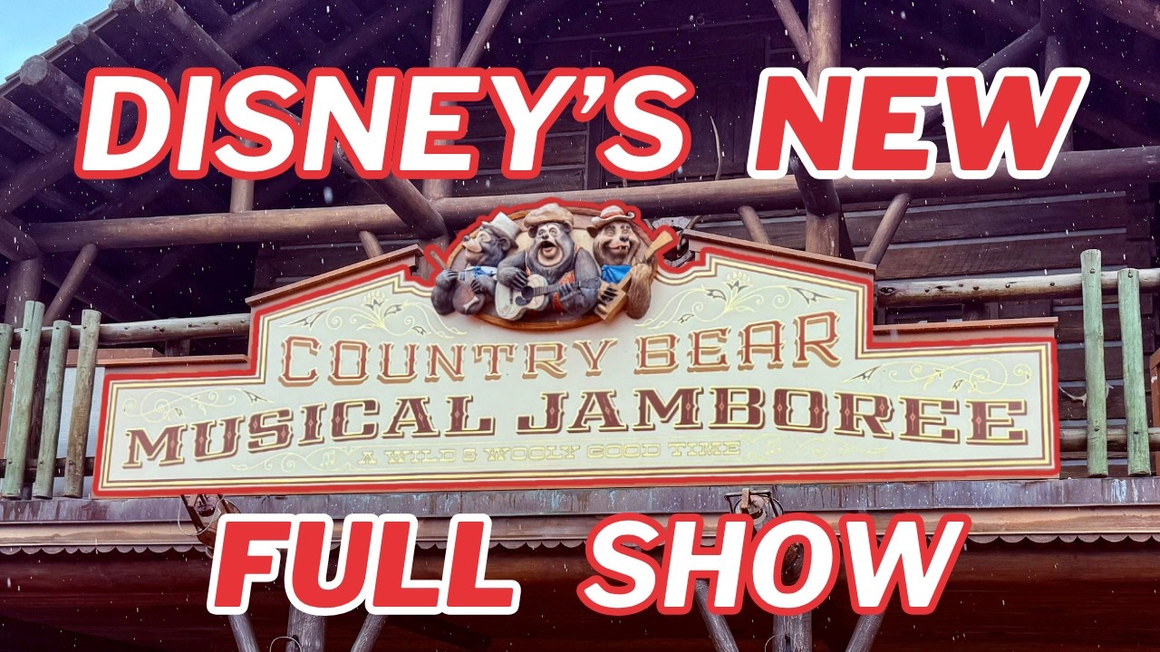NEW Disney's Country Bear Musical Jamboree | FULL Show