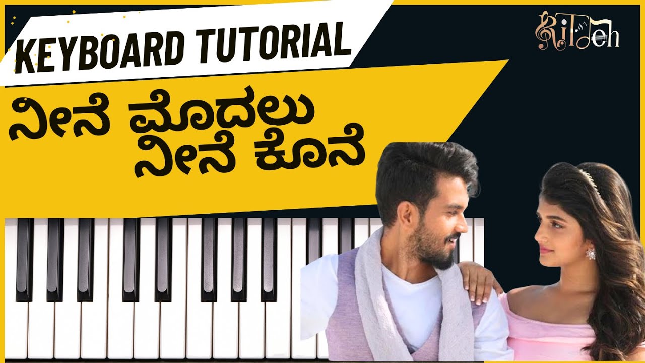 Neene Modalu ( Kiss ) | Keyboard Tutorial with Notes + Chords + BGMs + Hook + Verses | Supreet CB ||