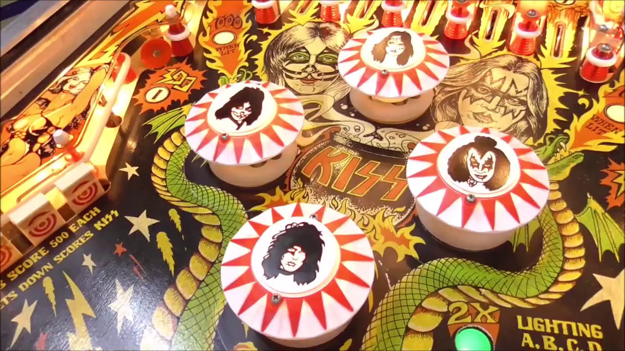 Tracking Down Lamp Problems In a 1979 Bally KISS Pinball Machine! KISS A-4