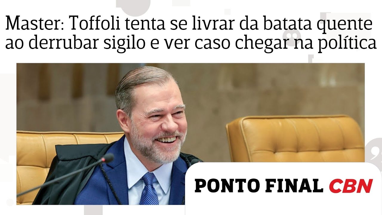 Toffoli tenta se livrar da batata quente do Master ao derrubar sigilo e ver caso avançar na política