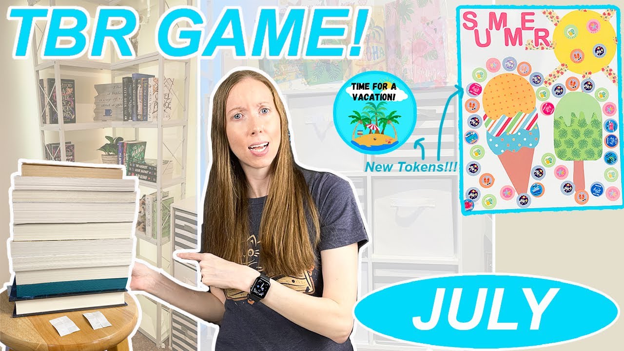 My TBR Game Picks My July Reads!!! |  New Tokens, New Challenges! | July 2024 TBR Game