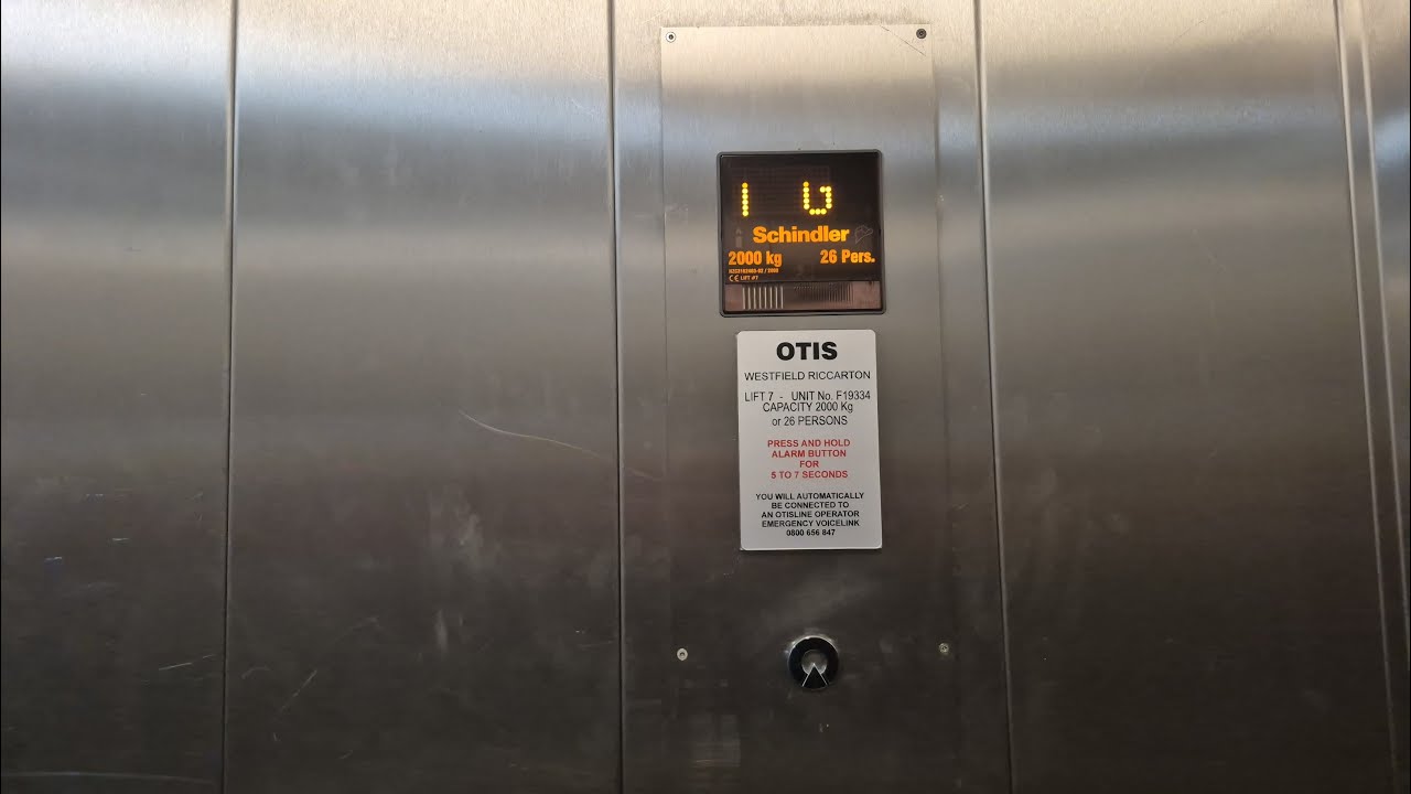Do Not Ride!!! | 2008 Schindler 2400MRL | Westfield Riccarton | Lift 7