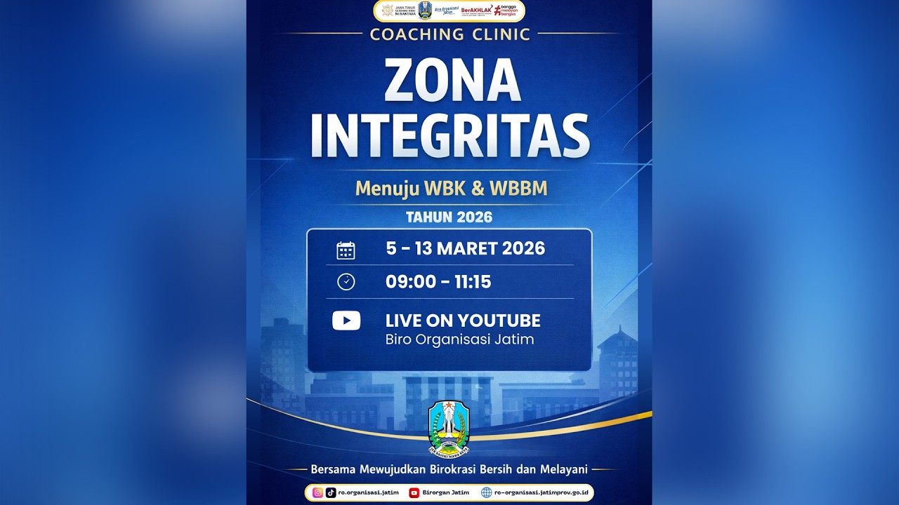 Cakrawala Birokrasi: Coaching Clinic Zona Integritas Menuju WBK/WBBM Tahun 2026 l Day 4