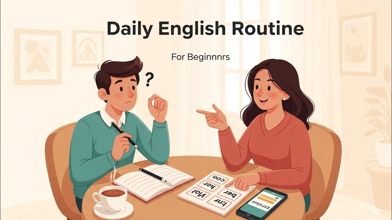 Easy Daily English Routine for Beginners | Easy English Conversation