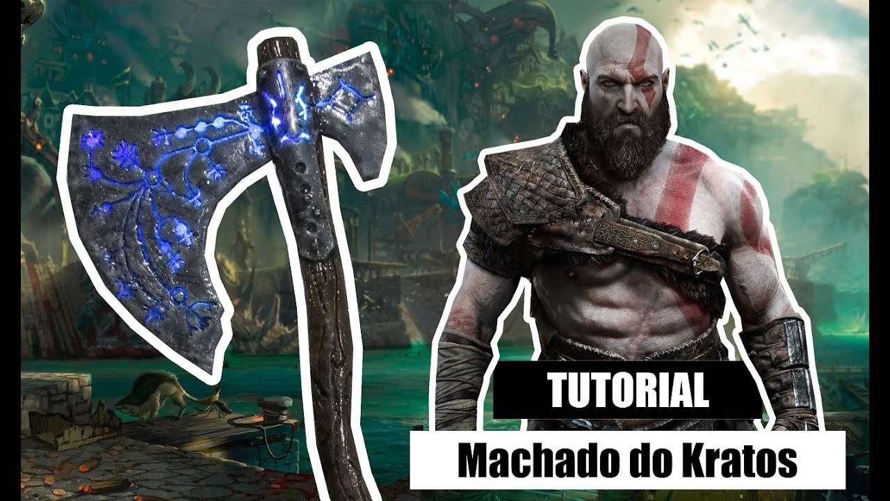 D.I.Y Como fazer o machado do novo God of War - Kmaker tutorial
