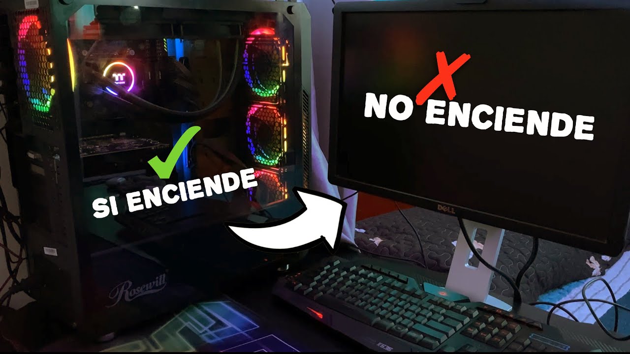 ✔️ MONITOR no enciende pero el CPU si  Soluci&oacute;n energ&iacute;a Est&aacute;tica