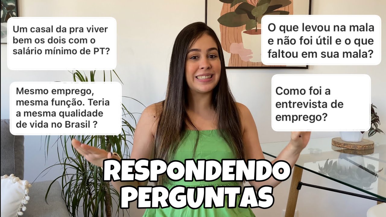 DA PRA VIVER COM SALÁRIO MÍNIMO EM PORTUGAL ? ( RESPONDENDO PERGUNTAS)