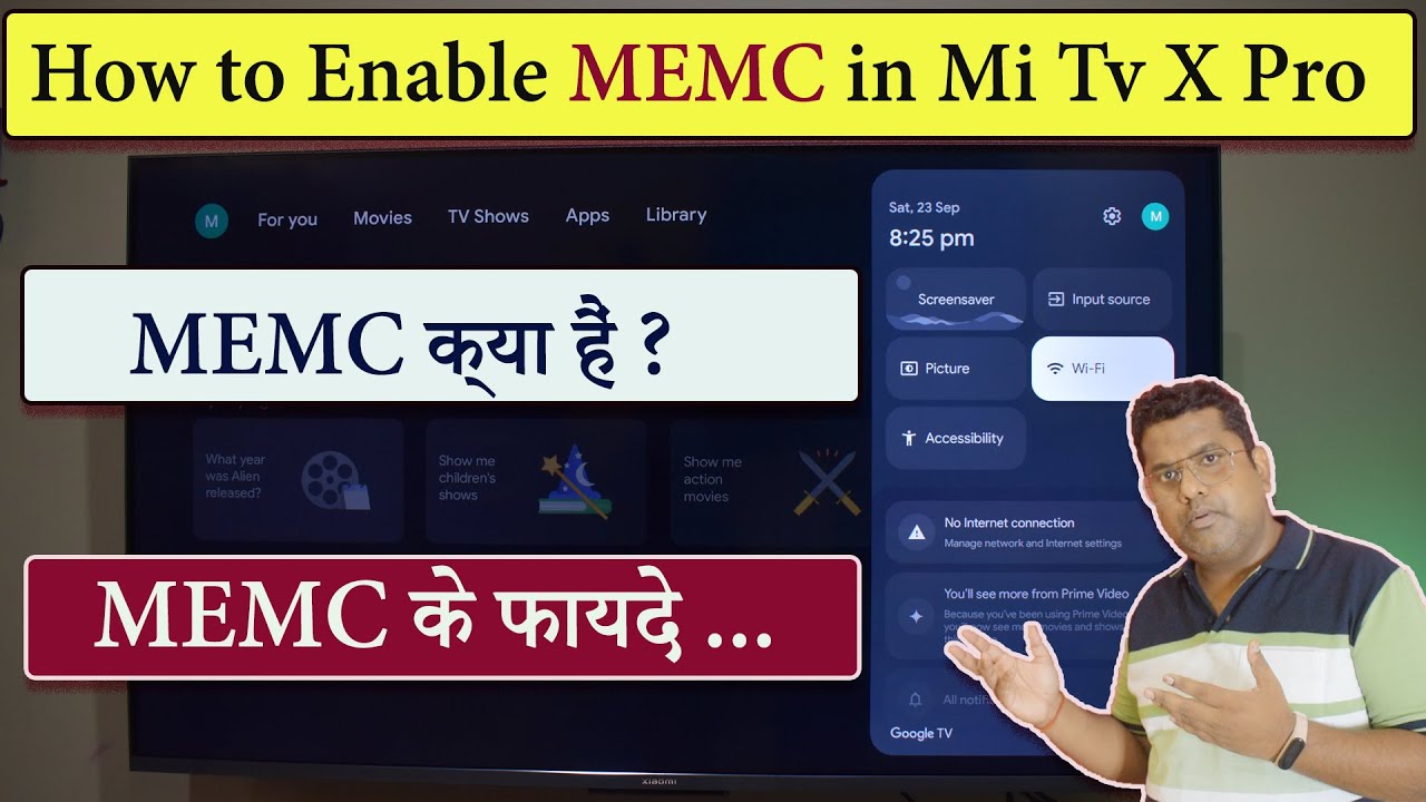 How to Enable MEMC in Mi Tv X Pro and What is This | Tv me MEMC Enable Kaise Kare