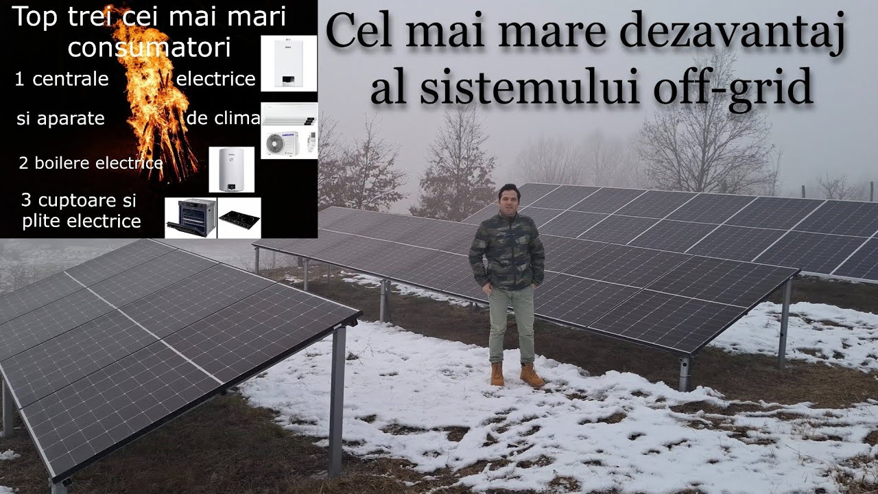 Iată cel mai mare dezavantaj al sistemului off-grid cu panouri solare!! Cei mai mari consumatori ...
