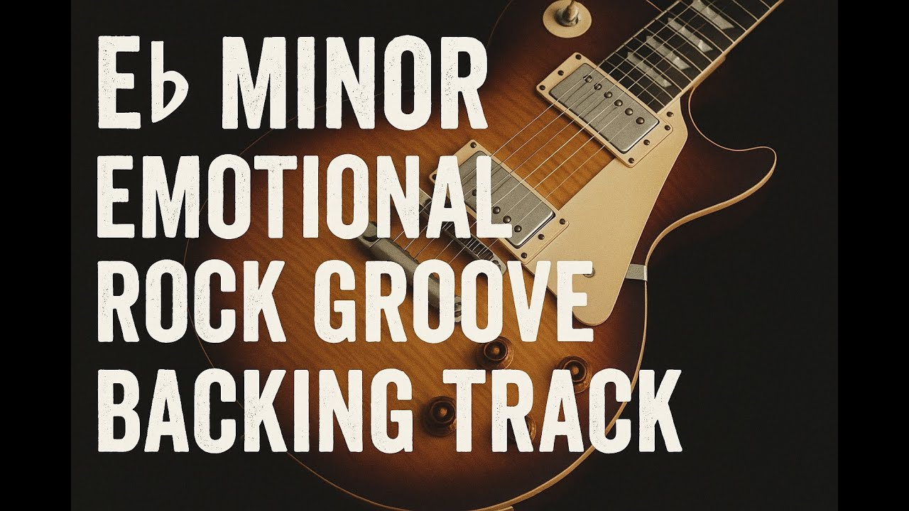 Emotional Rock Groove Backing Track Eb Minor – Epic Guitar Jam for Solo Practice