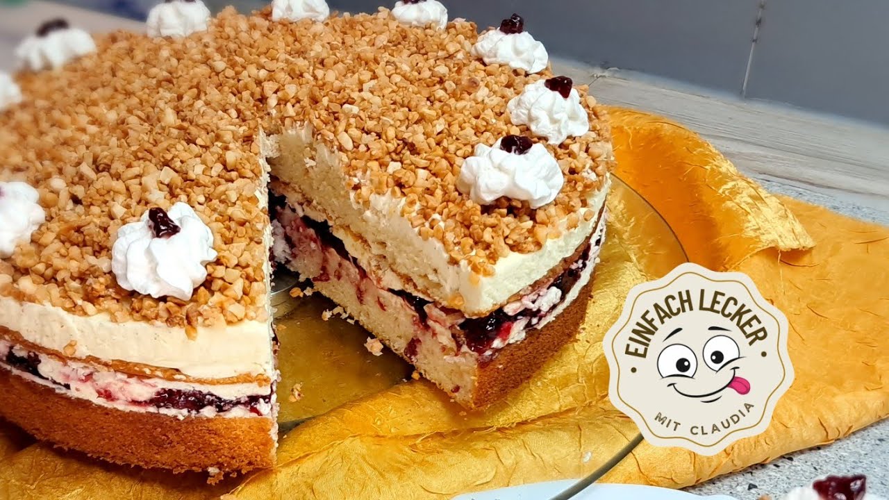 Frankfurter-Kranz-Torte , einfach 🥰