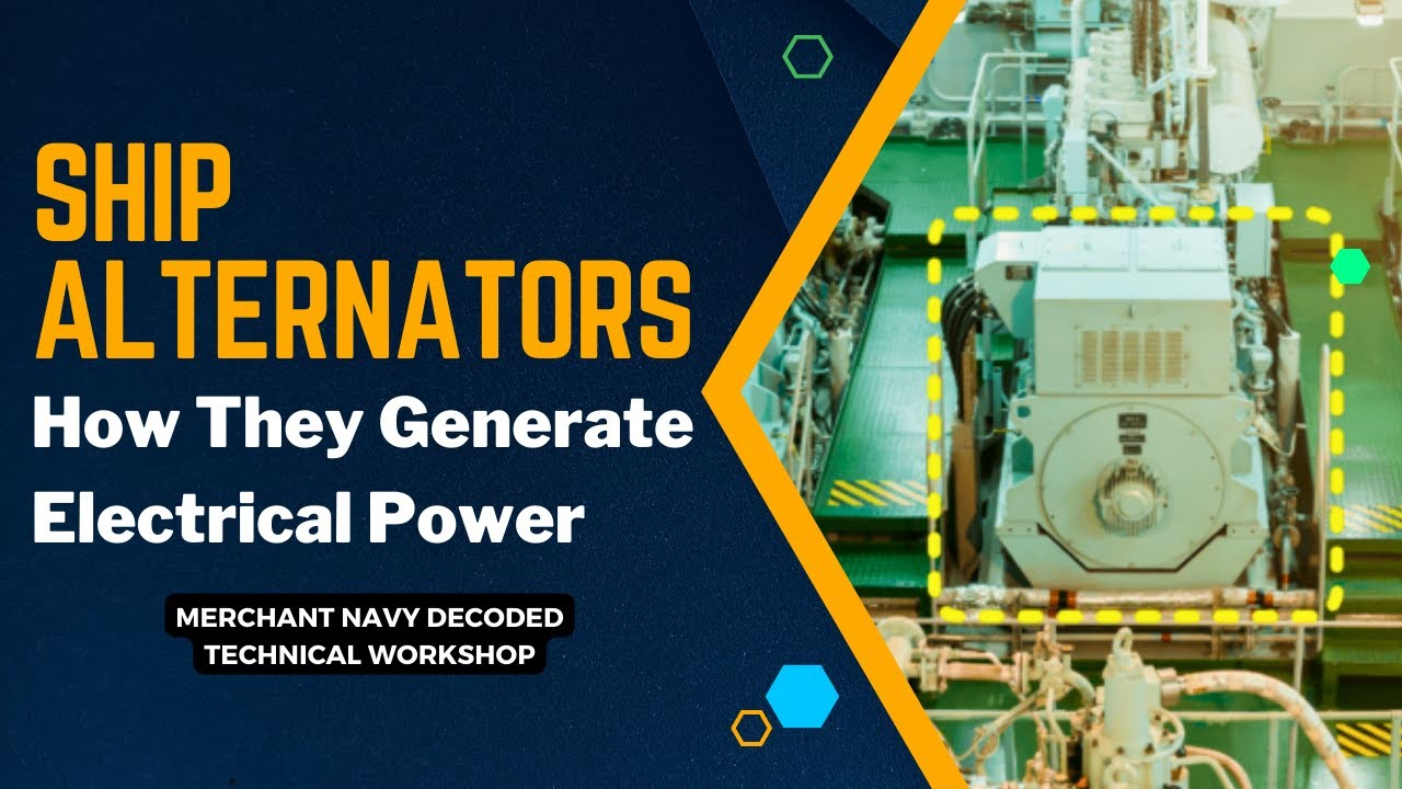 How Does Alternator Work on Ship | Merchant Navy Decoded Technical Workshop