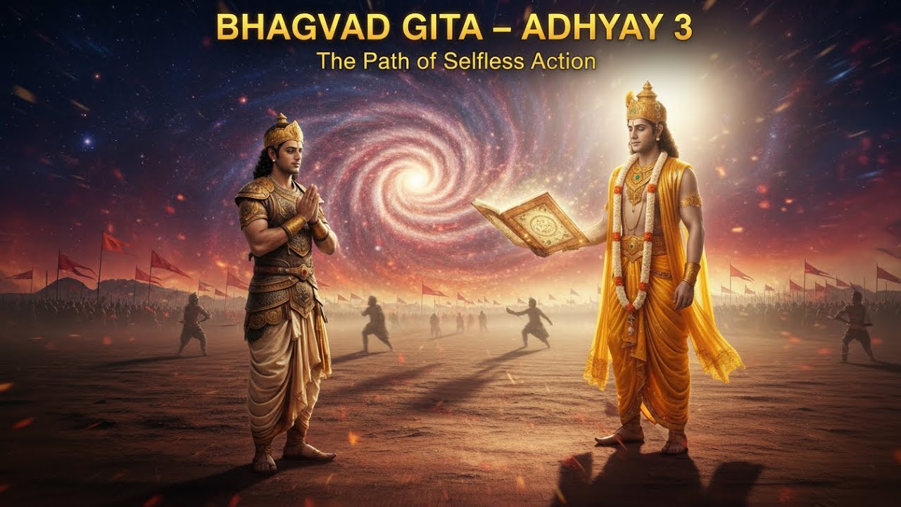 Chapter 3: Why Action Is More Powerful Than Silence | Bhagavad Gita Reveals the Truth