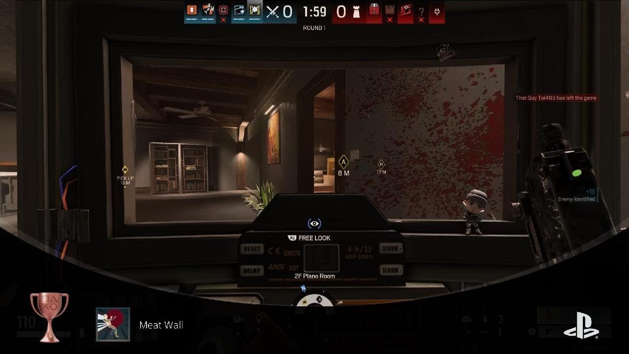 Tom Clancy's Rainbow Six Siege Easy Meat Wall Trophy 2025
