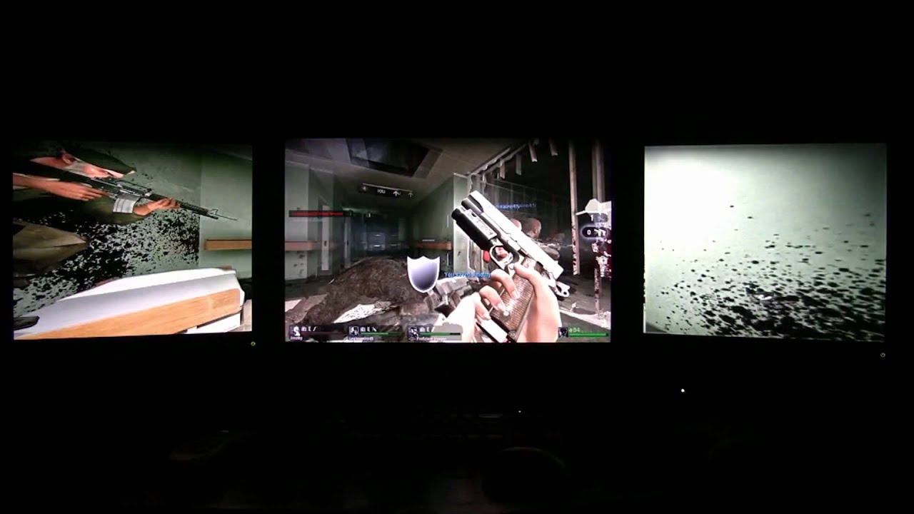 Left 4 Dead Triple Monitors with SoftTH