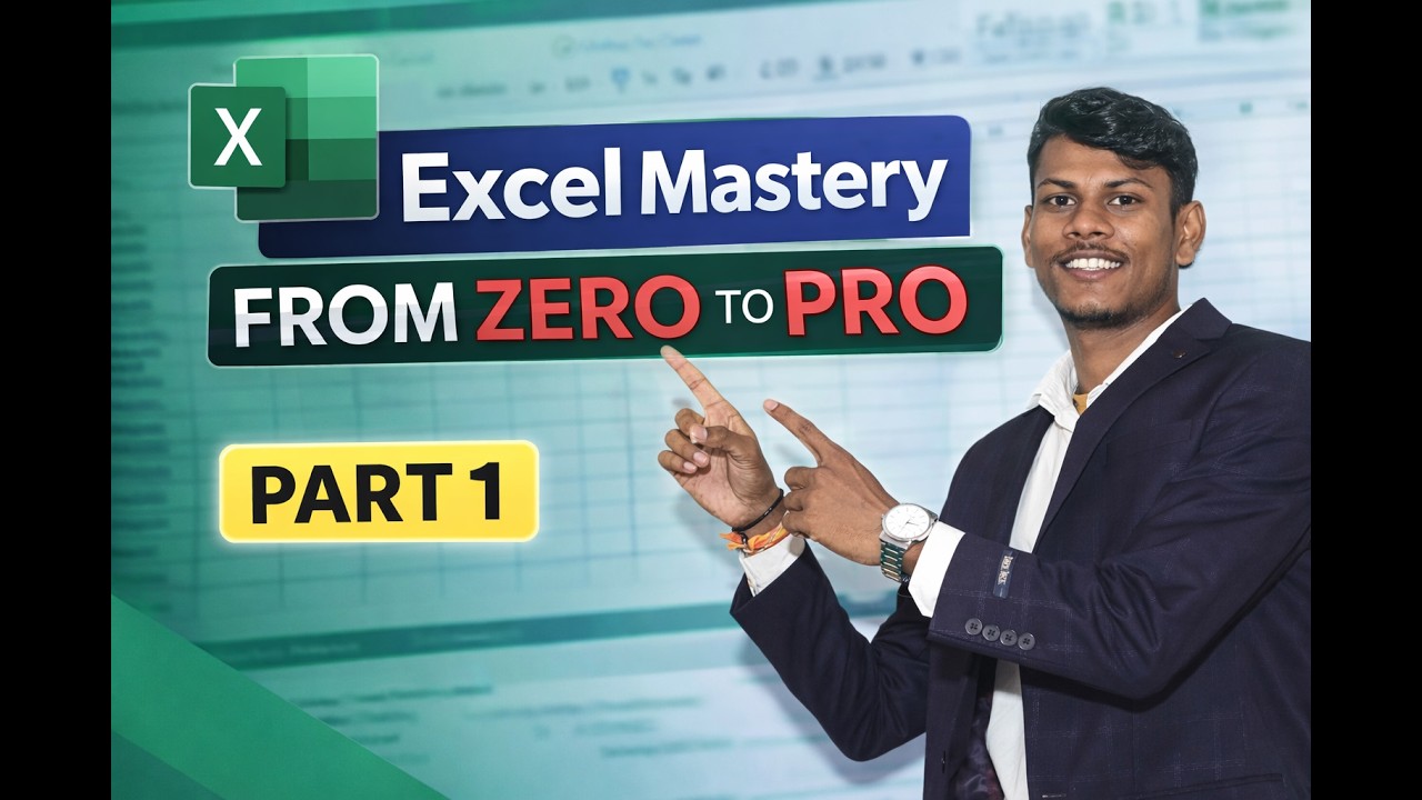 Excel Beginner To Advance By Pawan Sir