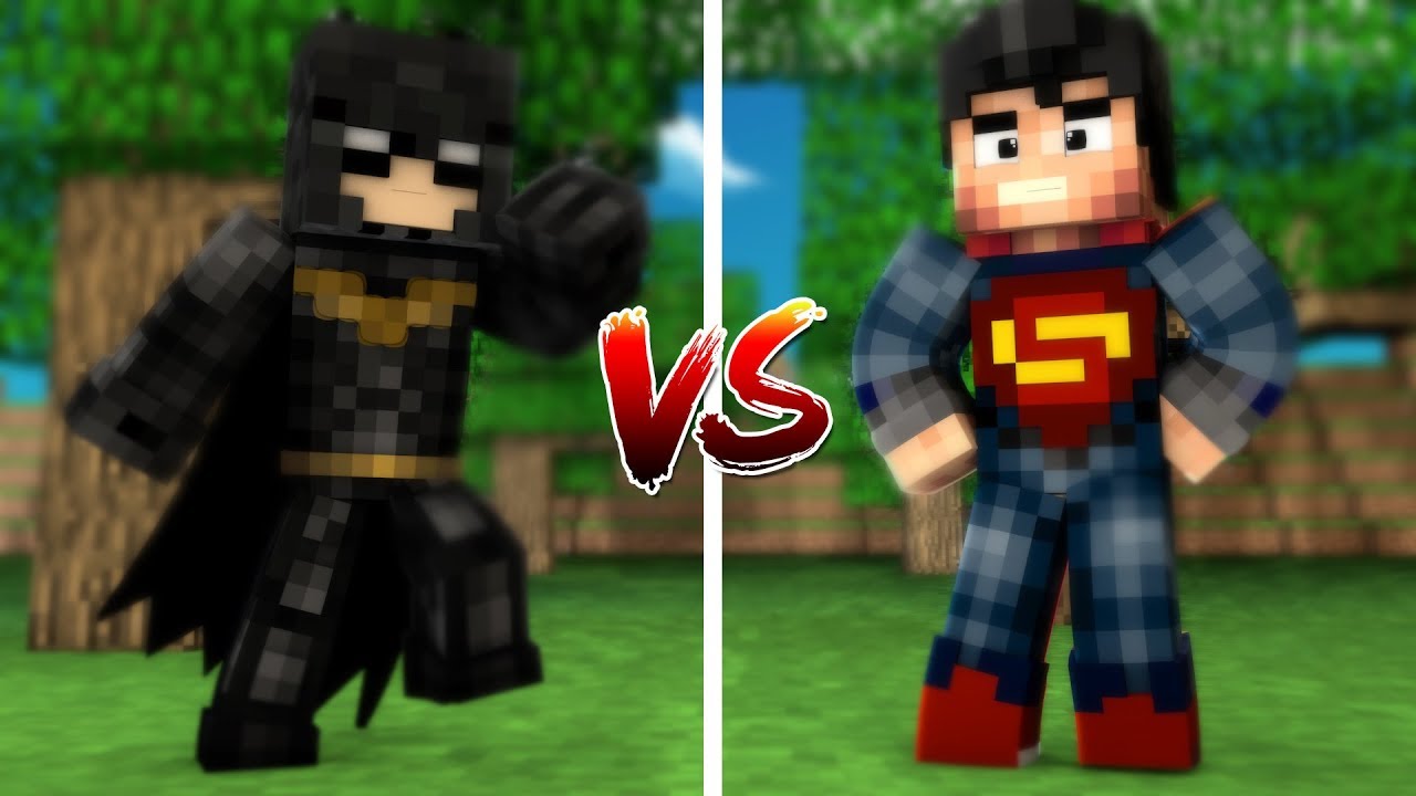 BATMAN SET VS SUPERMAN SET (Minecraft)