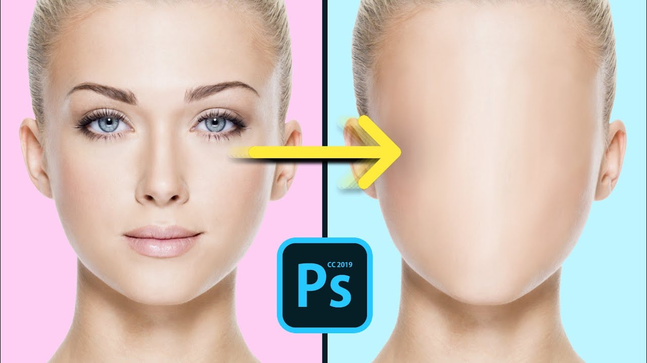How to Remove Faces from any Image (ps touch | ps cc 2019)