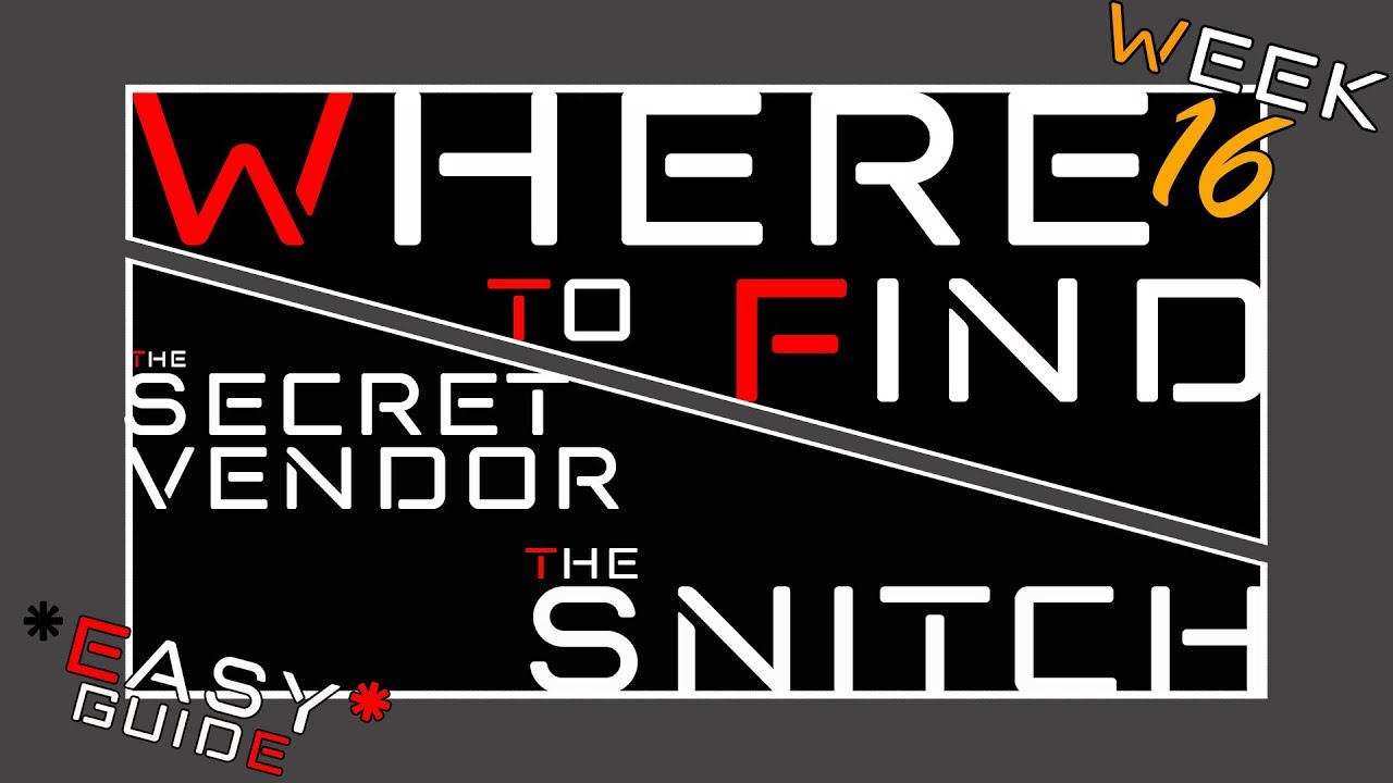 Where To Find The Snitch & The Secret Vendor | The Division 2 | PurePrime