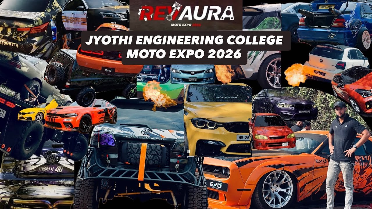 Jyothi Engineering College Thrissur - REVAURA 2026 Auto Show ! 