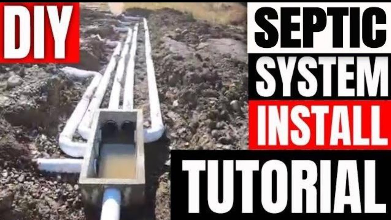 New septic system complete DIY tutorial for beginners