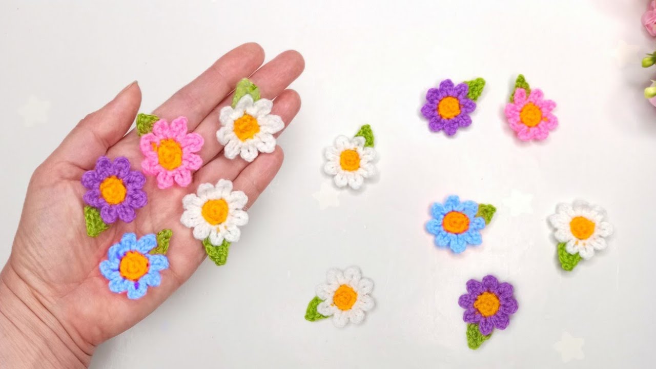 🌼 Супер просто . Как вязать РОМАШКУ амигуруми /  Цветы крючком 🌼