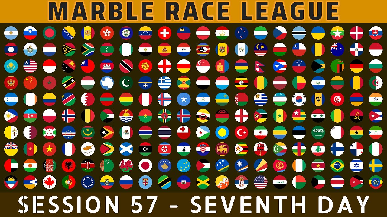 Marble Race League Session 57 Seventh Day ~ 200 Countries