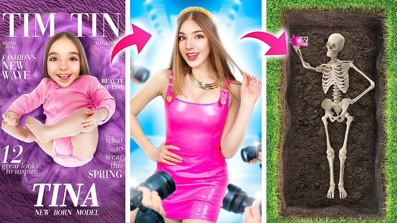 From Birth To Death of a Model! I Became a Popular Model
