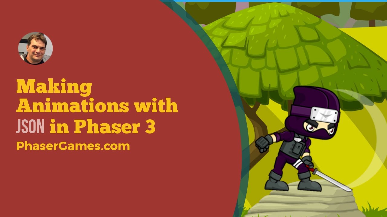 Making Animations with JSON in Phaser 3 Part 1
